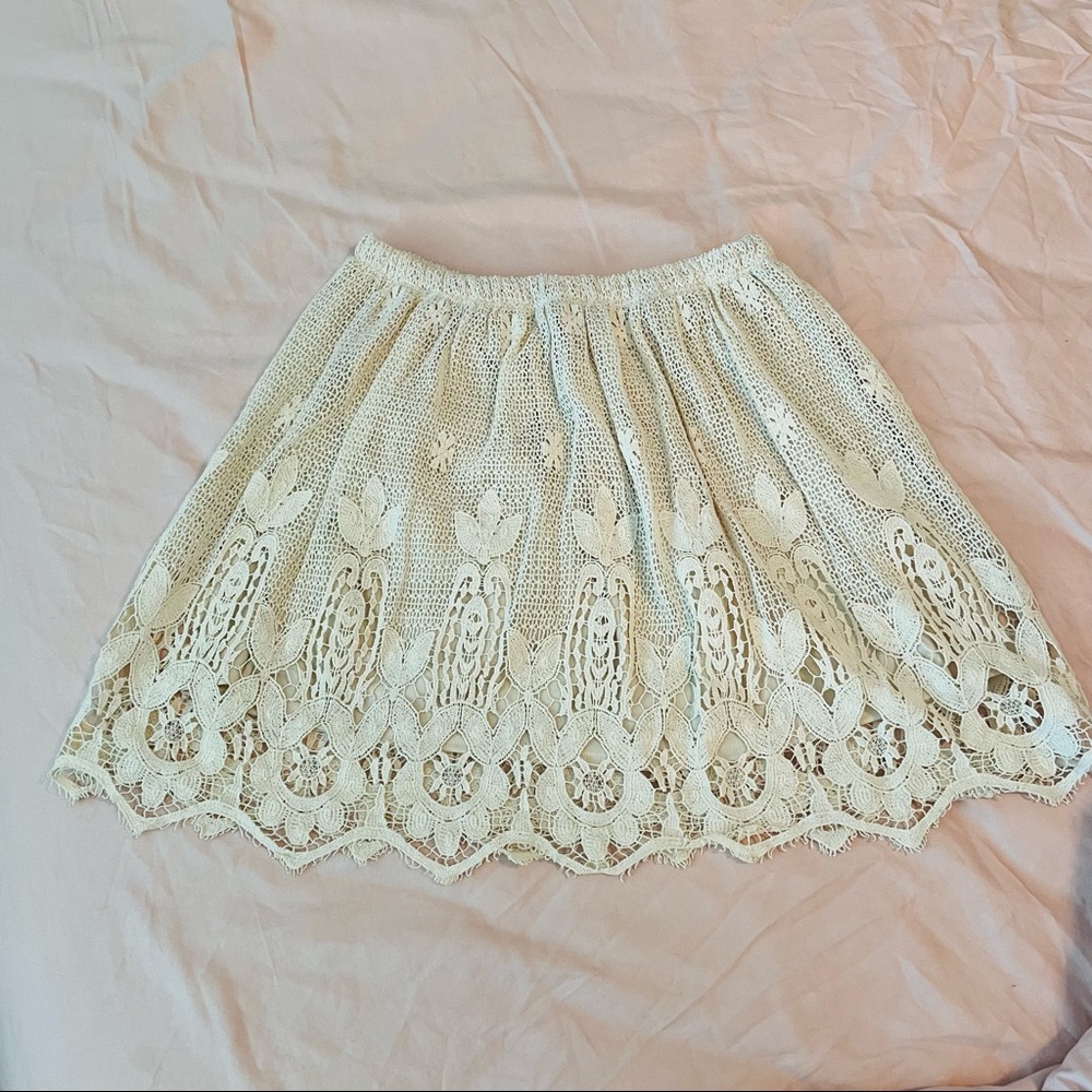 Painted Threads Crochet Skirt